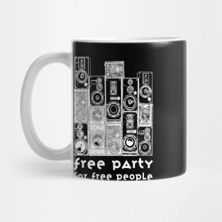 Soundsystem - Free Party Is Not A Crime! Mug